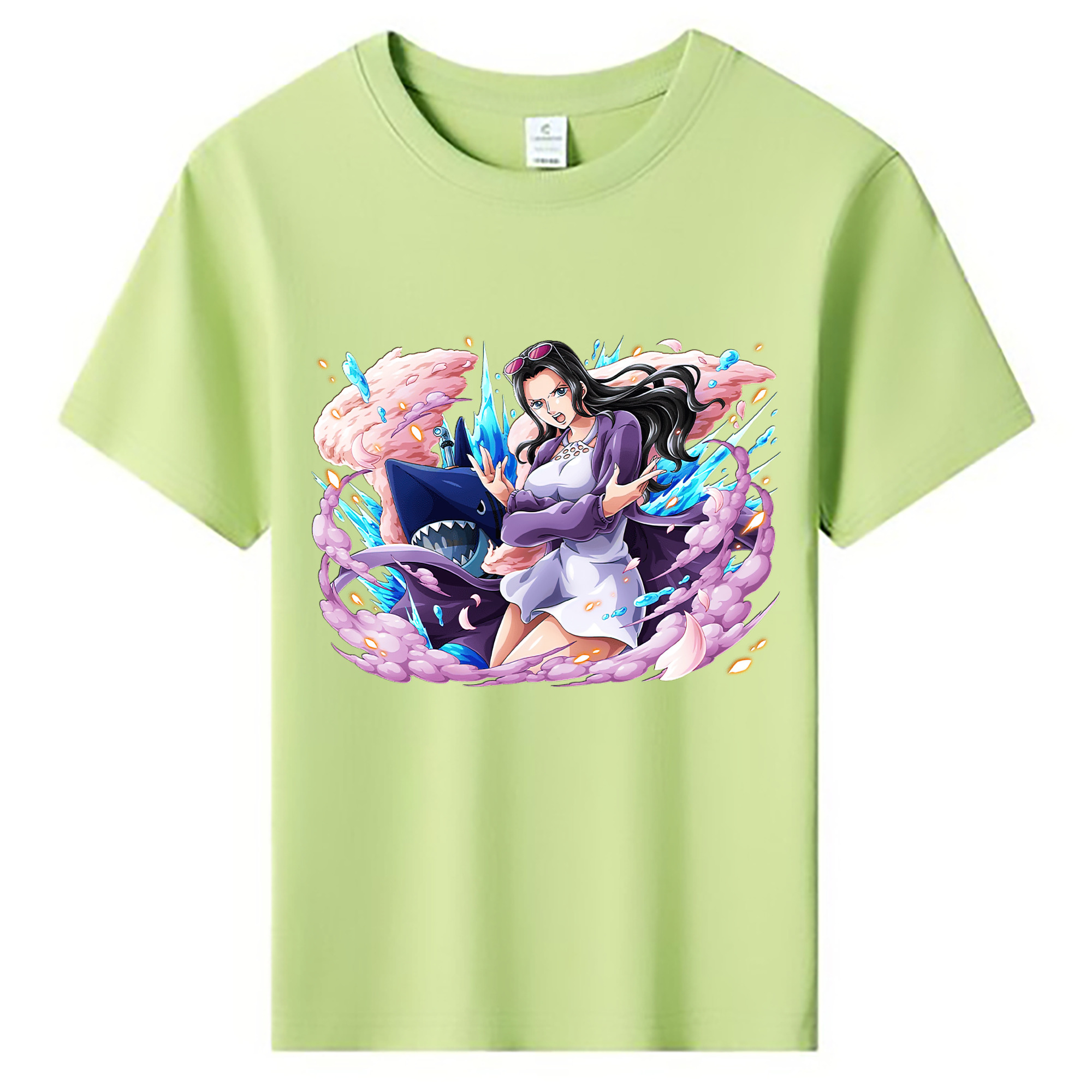 （画像用） ワンピース ニコ・ロビン ONE PIECE Nico Robin 綿100％キッズTシャツ（フロントプリント）